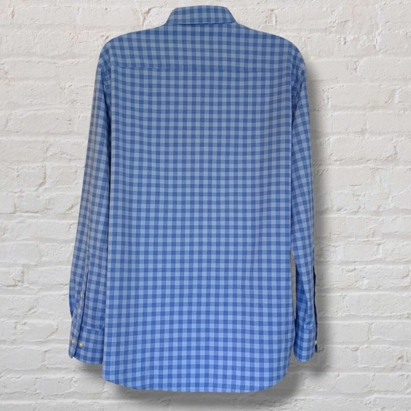 Peter Millar Jordan Natural Touch Performance Sport Shirt XL Blue Summer Comfort - Picture 8 of 16